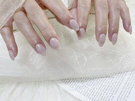 くすみワンカラーネイル＊