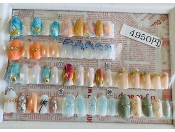 ネイルサロンアンドスクール マミール 一ノ割店(Nail Salon & School mami ru)/定額￥4990コース