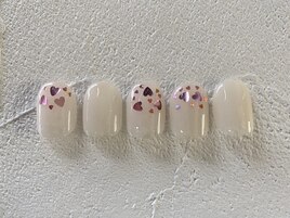 ハートホロネイル　ハートホロ