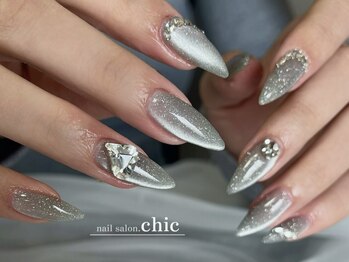 シック(chic)の写真/【デザインご相談◎】トレンド定額デザインも持ち込みも★“初めて”を心地よく♪新居浜/ワンホン/韓国