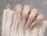 シンプル可愛い4本持ち込みネイルコース ￥7500