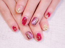 ラルネイル 大宮(Lull. nail)/＊ボルドー＊ニュアンス＊