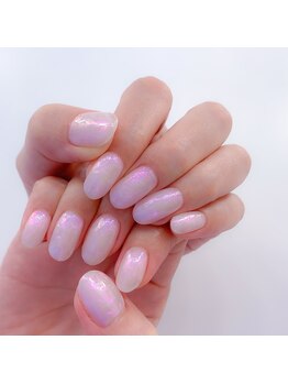 ミュウミュウ ミナミアオヤマ(mewmew minamiaoyama)/pink layered wave