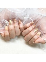 はあとねいる 宇都宮御幸ヶ原店/ベージュブラウンネイル