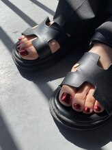 ネイルズミンティア エサカ(nails Mintia esaka)/foot mirror design