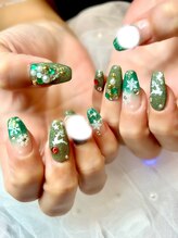 クローバーネイル(clover nail)/クリスマスネイル