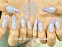 スノーフレーク(Snowflake)/韓国ラメ使用♪ラメグラ