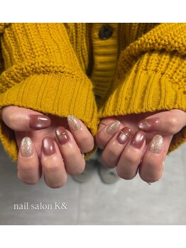 ケーアンド(K&)の写真/当店1番人気◎毎月変わる定額ネイルをご用意★丁寧な技術と憩いの空間、良心的な価格も魅力！