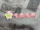 3Dお花フットネイル