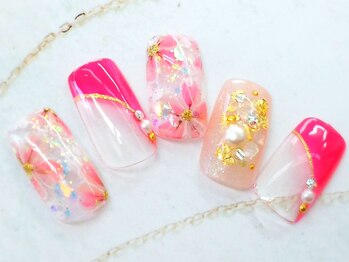 ネイルサロン シェル(Nail Salon SHELL)/選べる定額アートBコース ¥7200