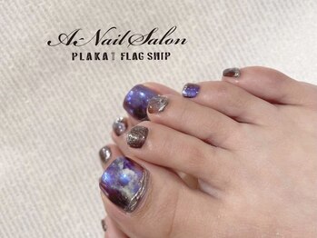 エーネイルサロン プラーカ本店(A-Nail Salon)/大人上品ニュアンス