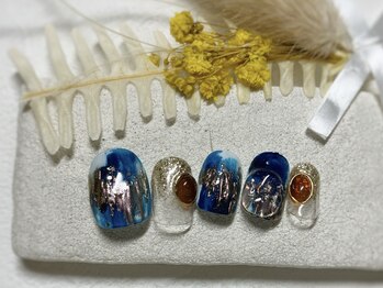 ブレス 仙台駅前本店(BLESS)/多彩Artのしゃぼん玉ネイル風♪