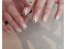 キースネイルアトリエ(keeth nail atelier)/オーロラ＋ハート