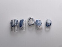 クレモアネイル 池袋西口店(CLEMORE NAIL)/ブルーニュアンスネイル