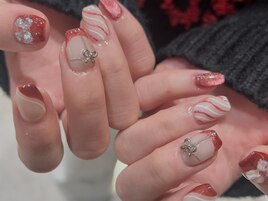 クリスマスネイル
