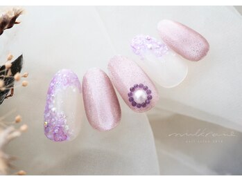 ミルクネイル(MILK NAIL)/水彩藤〈新規7500円〉
