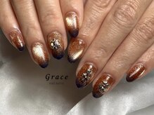 グレース(Grace)/Orange×Navy