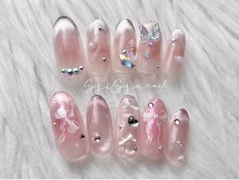 ネイルアンドアイラッシュ シシュ なんば本店(nail&eyelash SyiSyu)/ワンホンネイル ¥8800~