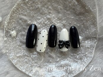 ミニュイネイルバイゼン(minuit nail by Zen)/パーツ付き定額デザインコース