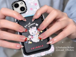 さくらんぼネイル　¥9500