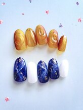 ネイルステーション ブルー(Nail Station BLUE)/11月12月 定額 誕生石デザイン
