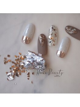 ハナビューティ アシヤ(Hana Beauty Ashiya)/上品なホロネイル