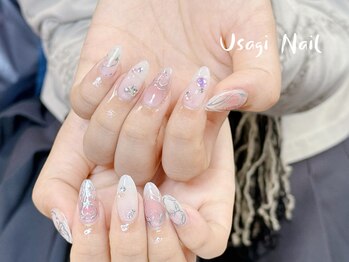 ウサギネイル 新大久保店(usagi nail)/冬ネイル
