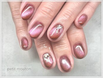 プチムトン 鶯谷店(petit mouton)/【シェル×マグネットネイル】