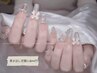 【チップ長さ出し】選べる定額プレミアム♪厳選30種類ワンホンネイル ¥11800