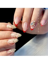 haruka nail × 非対称ネイル