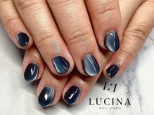 ネイルスタジオ ルキナ(LUCINA)/T-237 大人上品ネイビーマグ