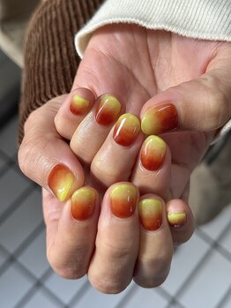 バイカラーネイル