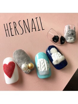 ベベ 伊丹店(BeBe)/ベロア　ニットネイル