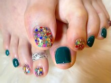 アミュリー ネイル アトリエ(Amury nail atelier)/ちぐはぐ クリアネイル 大人