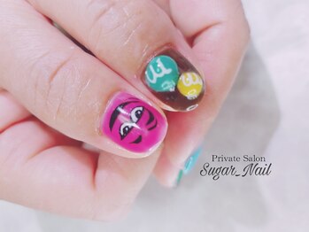 シュガーネイル(sugar nail)/m&m チョコネイル