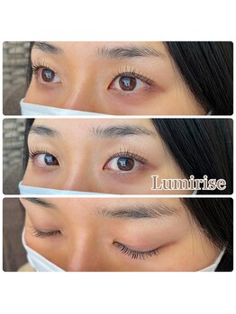 ルミライズ(Lumirise)/お客様デザイン#まつげパーマ