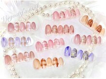 ボガスティーズネイル 鶴見店/エレガントチェックネイル