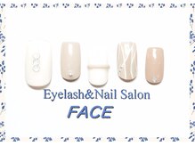 アイラッシュアンドネイルサロン フェイス(Eyelash&NailSalon FACE)/ハンド定額ネイル　￥7.500