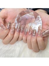 ノイド(noid)/押し花埋め込み/ラメグラ