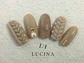 c-152 大人可愛いニットネイル