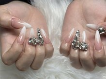 ネイルズバー 新宿店(Nails Bar)/クリスタルフレンチネイル