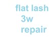 【3週間以内の再来】フラットラッシュリペア90本まで¥3500※LED対応不可※