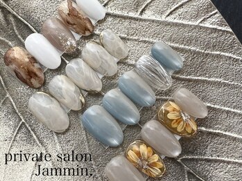 ジャミン(Jammin)の写真/定額でお得なコース多数ご用意☆自爪を削らないパラジェル使用◎お得で可愛く自爪もケア♪理想の指先に◎
