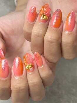 アンジュール(unjour)/貝殻ネイル☆