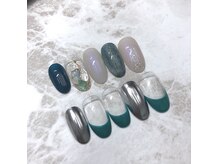 ネイルサロン ココロ(Nail salon cocoro)の雰囲気（流行りの緑ネイル☆¥5700～）