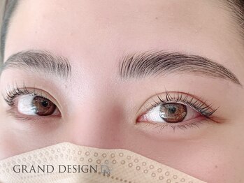 グランドデザイン 穂積店(GRAND DESIGN)の写真/正規講習受講済◎ディプロマ取得サロンで安心♪【ハリウッドブロウリフト】で眉毛を綺麗に格好良く★