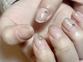 ビジューラメグラデーション