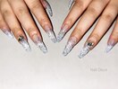 ビジューフラッシュネイル