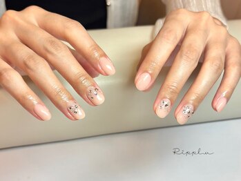 ネイルハウス リップル/【定額シンプルアートコース】