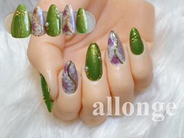 華やかフラワーネイル☆